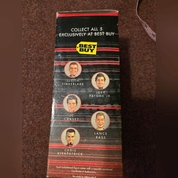 Best Buy 2001 *Nsync JC Chasez Collector Figurine Open Box - Picture 11 of 11